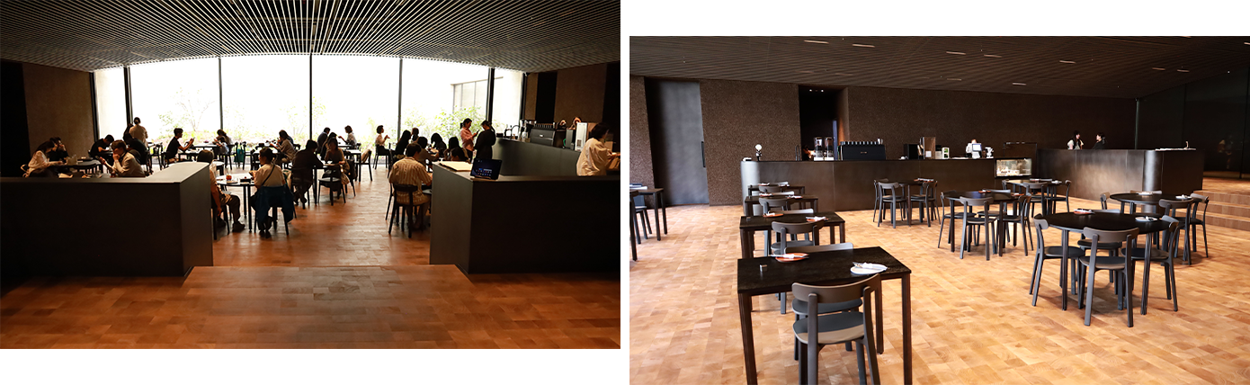 호암카페 내부 모습, 호암미술관카페