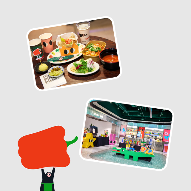 그리스 감성 가득 담은 건강한 콜라보 삼성웰스토리에 찾아온 이야이야앤프렌즈!